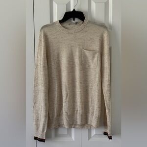 Vince Lightweight Wool Linen Blend Sweater Long sleeved